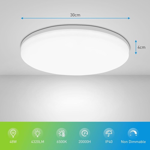 Plafoniera rotonda 48w led - rotonda,