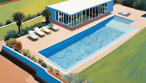 Drone pittura piscina - drone,